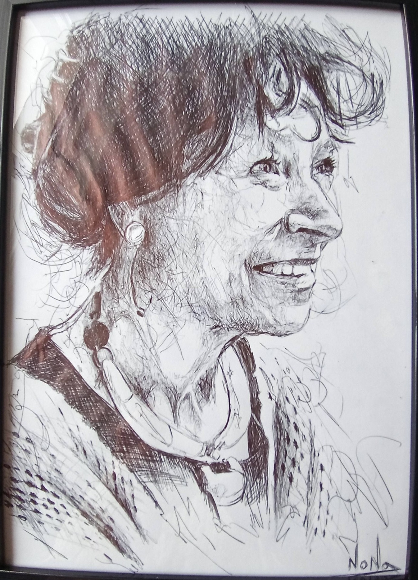 Portrait de Catherine Lingg par Arnaud Houtekeete