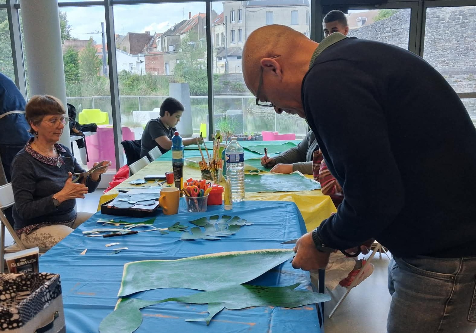 Atelier à la médiathèque Le Quai de Condé sur l'Escaut