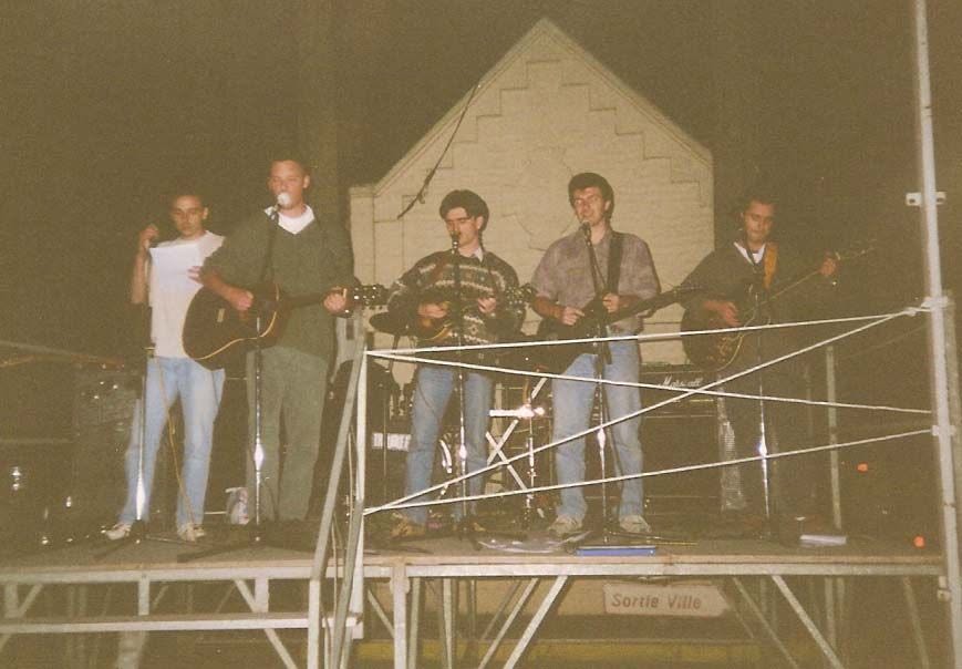 Tante Adèle et la Famille le 21 juin 1996 au Crotoy